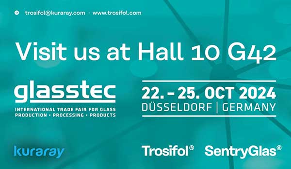 Visit us at glasstec 2024